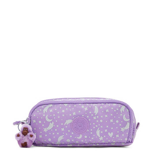 Kipling Gitroy Printed Pencil Case Taske Lilla | DK 1910SG